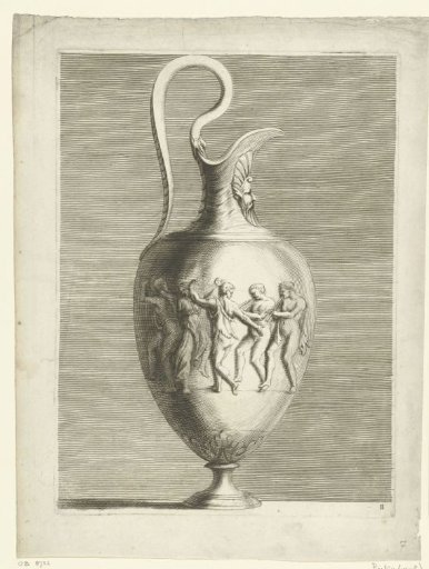 Ewer with dancing and music-making men and women