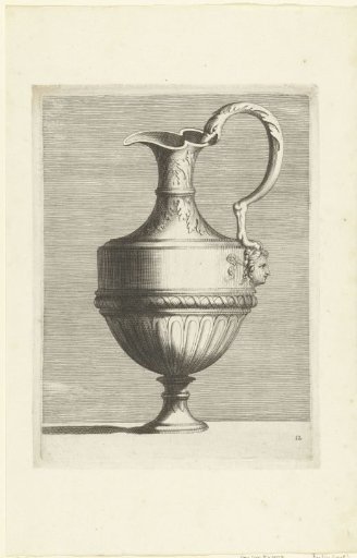 Ewer with leaves around the neck