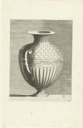 Vase with scales and lobes