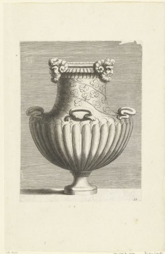 Vase with two satyr heads