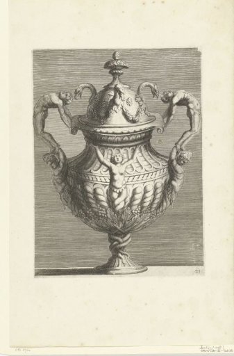 Vase with lid
