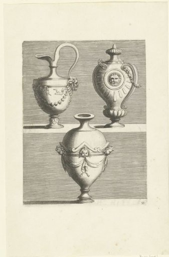 Pitcher, flask, and vase