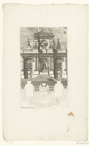 Altar in the form of a triumphal arch