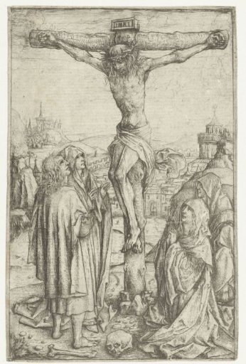 The Crucifixion with Mary, Saint John, and Two Holy Women