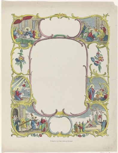 Greeting Card with Decorative Frame