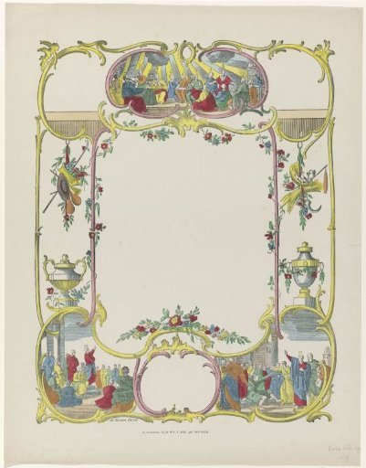Greeting Card with Decorative Frame