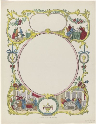 Greeting Card with Decorative Frame
