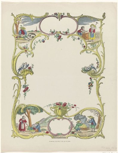Greeting Card with Decorative Frame