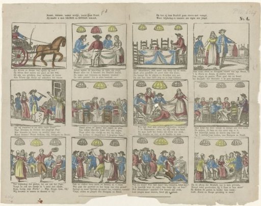 Take, little ones, take joyfully, view this print, / It makes you acquainted with Chloris and Rose (...)