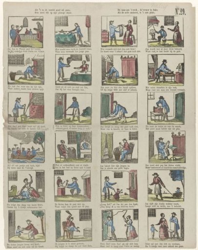 If the world is to go well, / Then everyone must stand in his place, / The man at work, the woman at home; / If order is overturned, it is not well