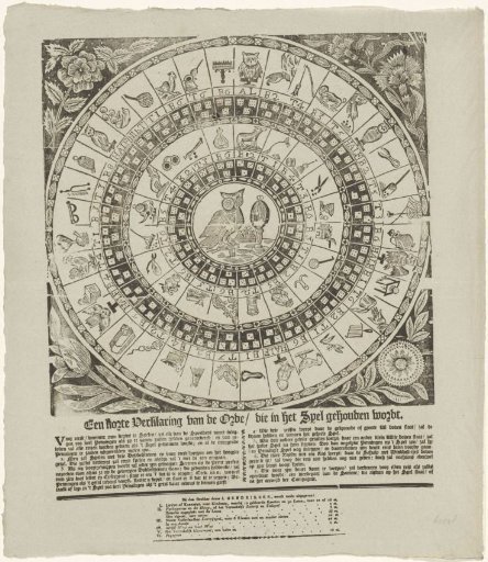 Owl game, ca. 1780-1830