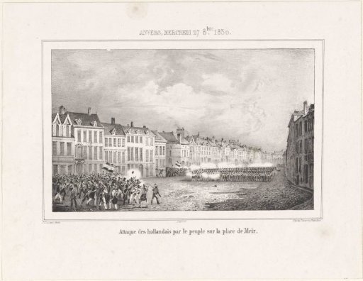 Battles on the Meir in Antwerp, 1830