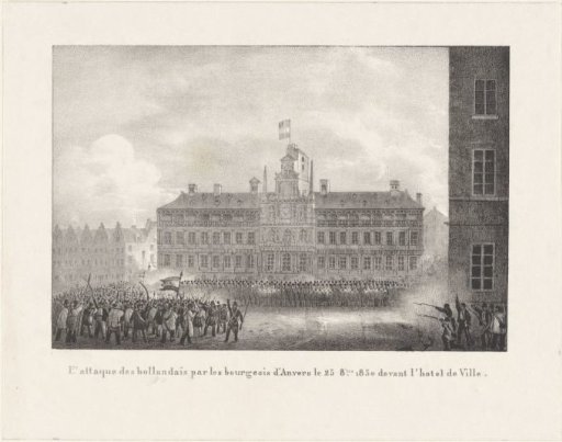 Attack on the Dutch Troops in Antwerp, 1830