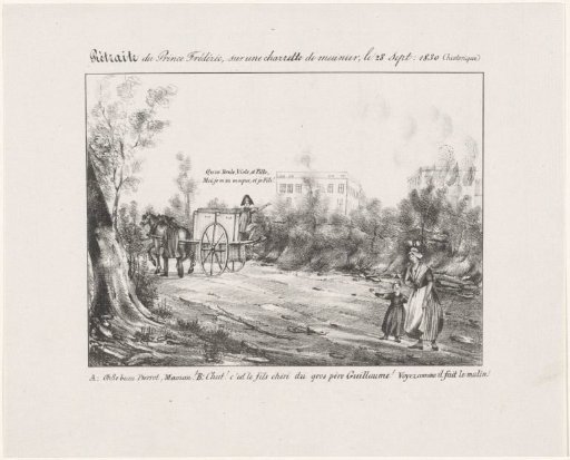 Retreat of Prince Frederik, 1830