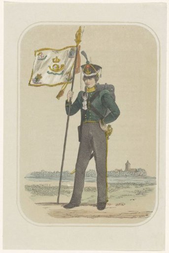 Volunteer of the Leiden University, 1830