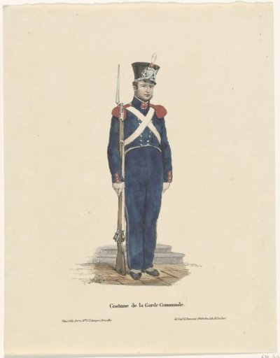 Belgian citizen-soldier, 1830