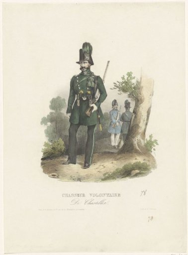 Belgian volunteer hunter, 1831