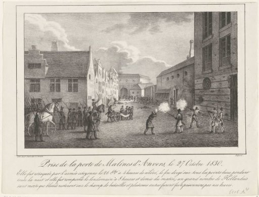 Capture of the Mechelse Gate, 1830