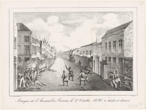 Attack on the Arsenal, 1830