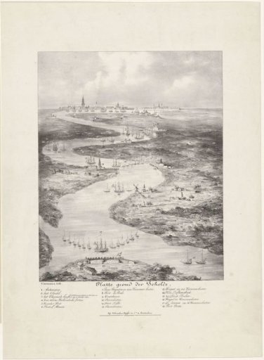 Course of the Scheldt from Fort Bath to Antwerp, 1832