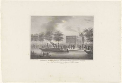 Departure of the Volunteer Amsterdam Civic Guard, 1830