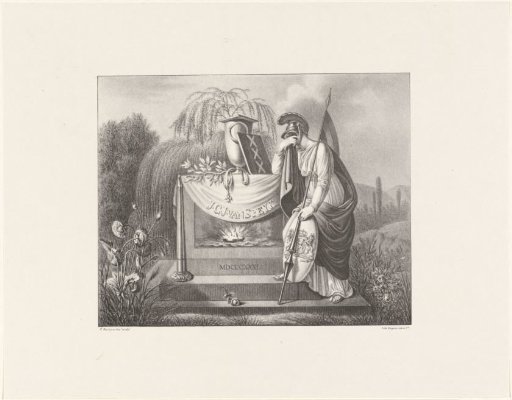 Allegorical monument for Jan van Speyk, 1831