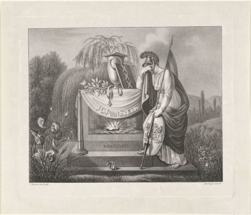 Allegorical monument for Jan van Speyk, 1831