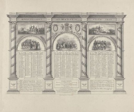 Royal Almanac for 1832
