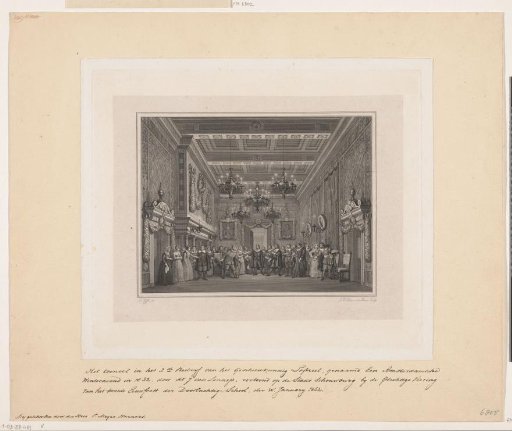 Theatrical performance on the second centenary of the Athenaeum Illustre in Amsterdam, 1832