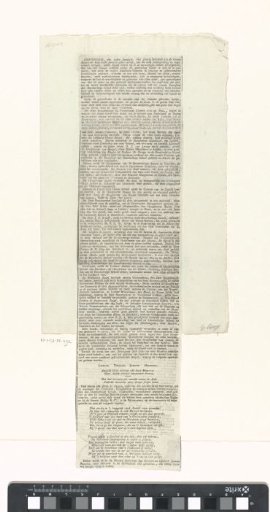 Newspaper clippings on the second centenary of the Athenaeum Illustre in Amsterdam, 1832