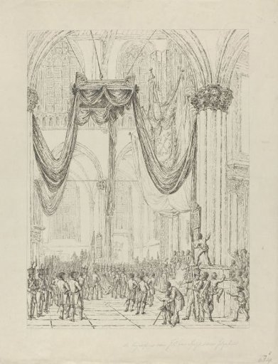 Funeral of Jan van Speyk, 1832
