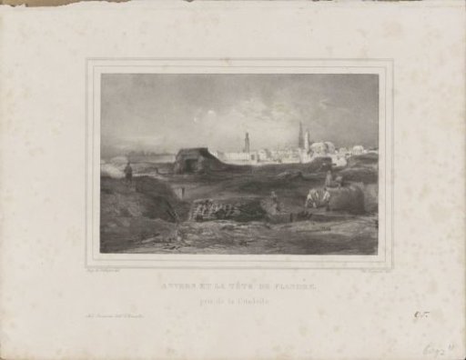 View of Antwerp and the Flemish Head, 1833