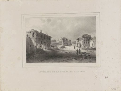 Interior of the citadel, 1833