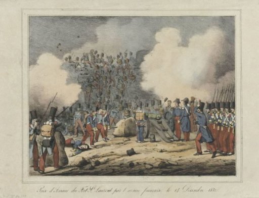 Conquest of the Lunette of Saint-Laurent, 1832