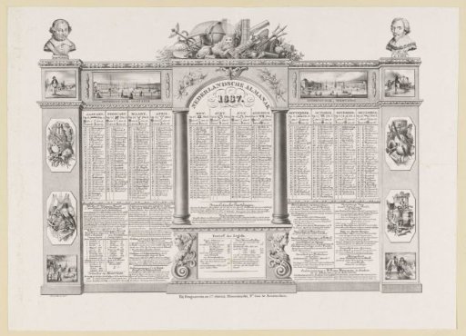 Dutch Almanac 1837