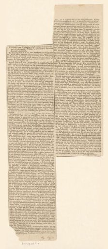 Newspaper Clipping Regarding the Shipwreck of the Steamship Willem I, 1837