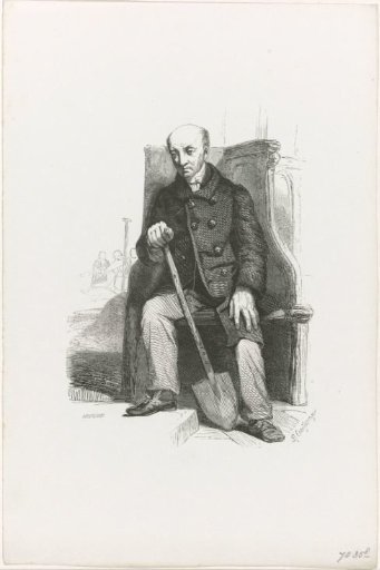 The gravedigger, 1840-1841