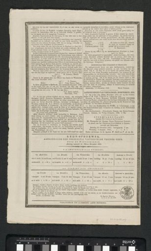 Supplement to the Dutch State Gazette of Thursday, December 28, 1843, no. 308