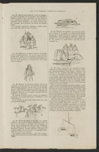 Satire on the encouragement to participate in the (so-called) voluntary 3% loan of 1844 (sheet 11)