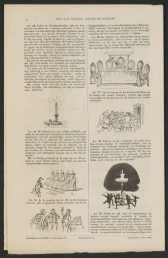 Satire on the encouragement to participate in the (so-called) voluntary 3% loan of 1844 (sheet 12)