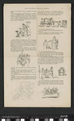 Satire on the encouragement to participate in the (so-called) voluntary 3% loan of 1844 (sheet 13)