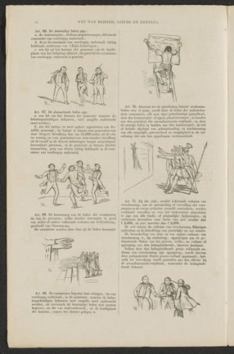 Satire on the encouragement to participate in the (so-called) voluntary 3% loan of 1844 (sheet 14)