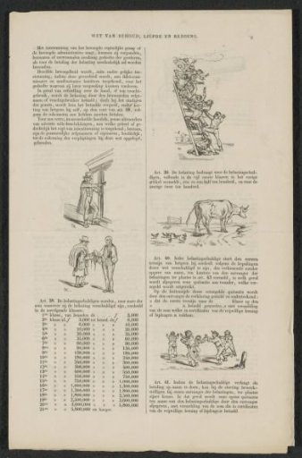 Satire on the encouragement to participate in the (so-called) voluntary 3% loan of 1844 (sheet 9)
