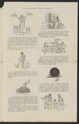 Reprint of the satire on the call to participate in the (so-called) voluntary 3% loan of 1844 (sheet 3)