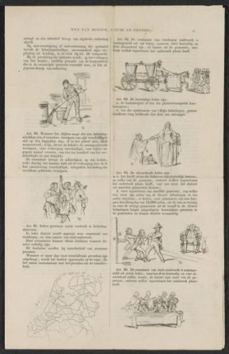 Reprint of the satire on the encouragement to participate in the (so-called) voluntary 3% loan of 1844 (sheet 13)