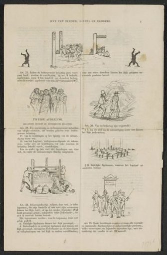 Reprint of the satire on the encouragement to participate in the (so-called) voluntary 3% loan of 1844 (sheet 5)