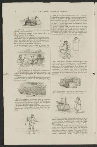 Reprint of the satire on the encouragement to participate in the (so-called) voluntary 3% loan of 1844 (sheet 6)