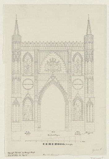 Triumphal Arch Erected for the Visit of the King and Queen to Groningen, 1841