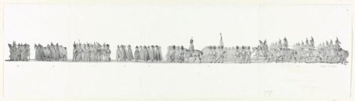 Funeral procession of King William I, 1844 (plate 3)