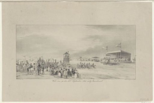 Race on September 6, 1844, near Zandvoort